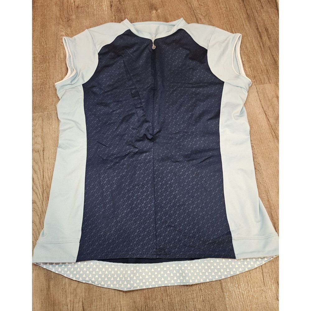 Bontrager Cycling Shirt Size XLarge‎ Blue Multiple Pockets Grippy Lightweight